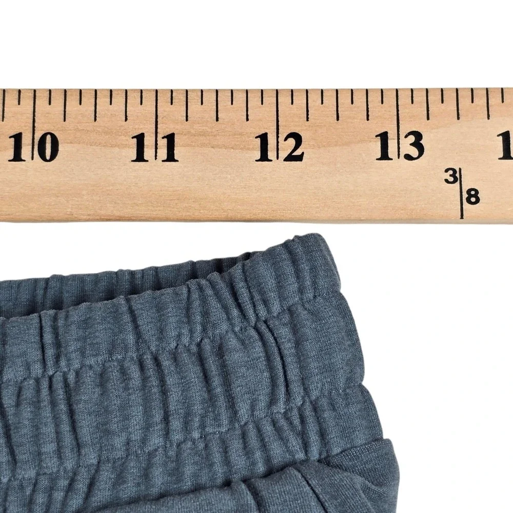 Beyond Yoga Gray/Blue Pocket Lounge Athletic Pull On 6.5